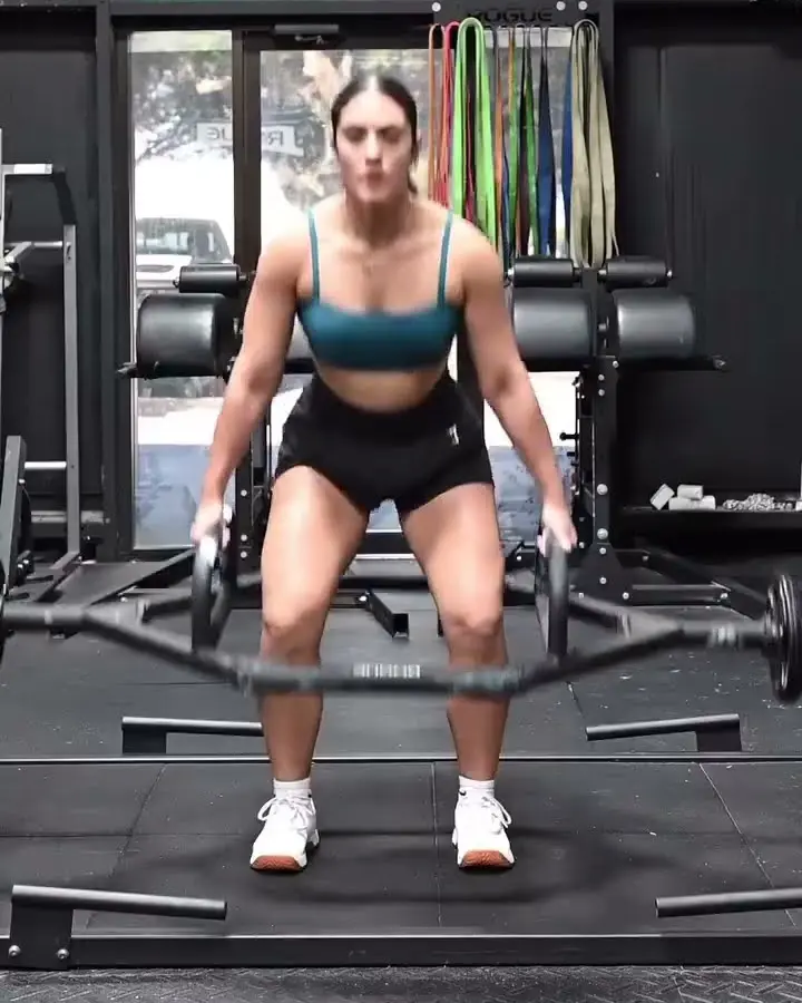 Reagan Glanz working on strength