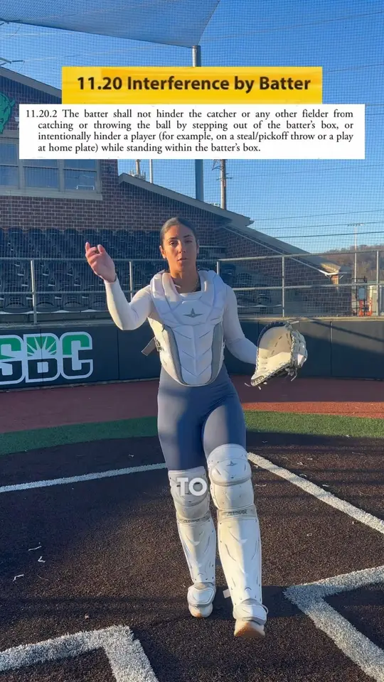 Reagan Glanz: Throwing to 3B is EASY… until there’s a batter in your way