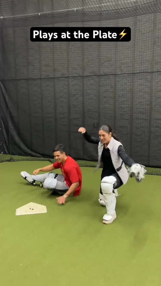 Reagan Glanz: Setting up for plays at the plate, ft. Cardinals catcher Aaron Antonini
